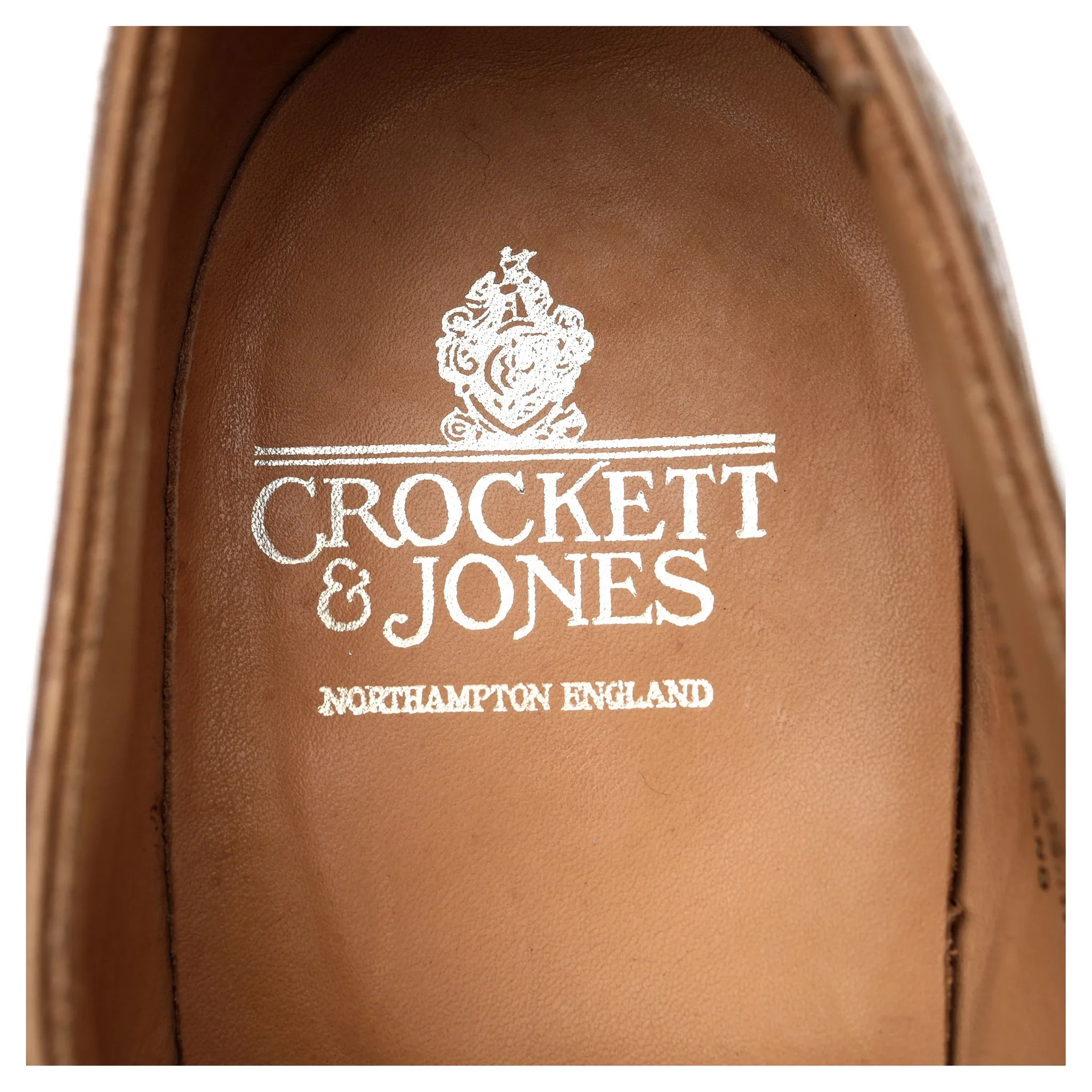 'Gerrard' Two Tone Tan Brown Leather Oxford Brogue UK 9 E
