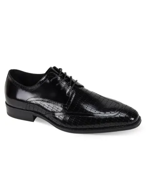 Giovanni Randolf Oxford Lace Up Dress Shoes - Black