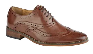 Goor B9556B Boys Wing Capped Brogue Oxford Shoe