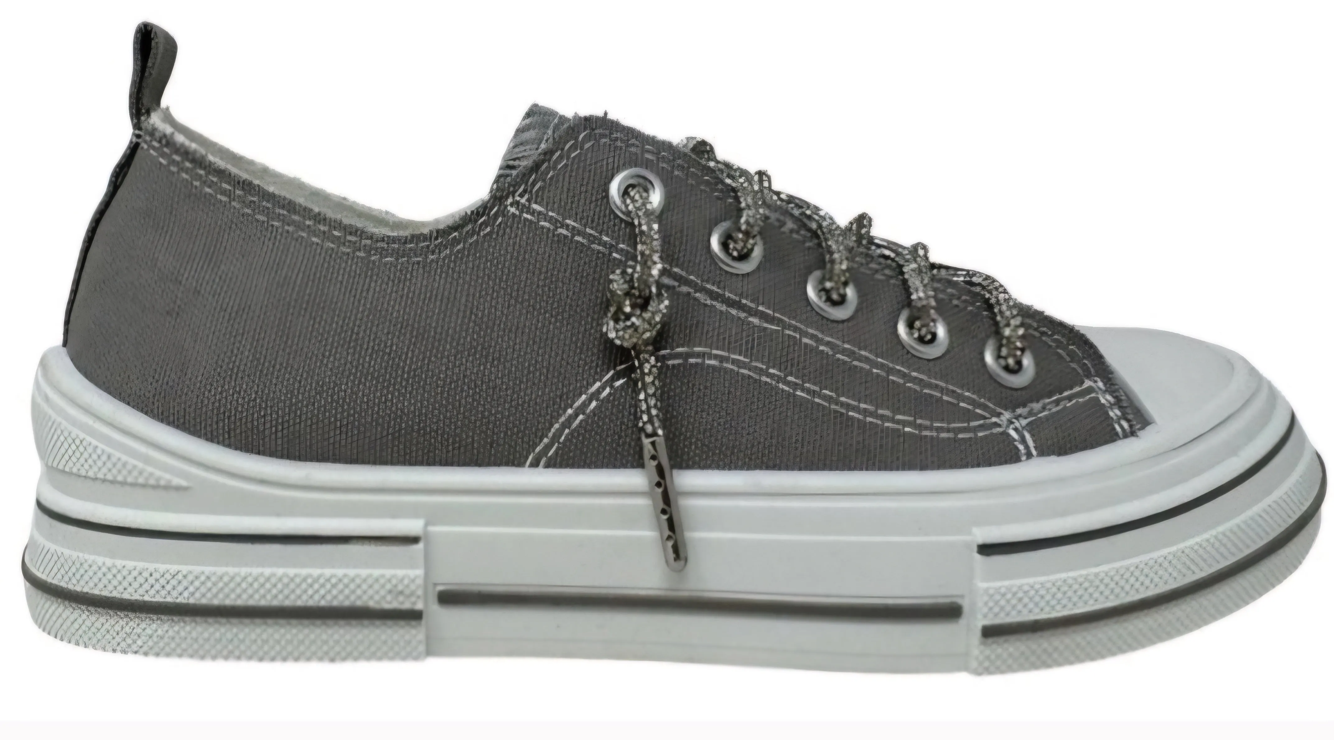 Grey Aman 2 Women's Lace Up Sneaker