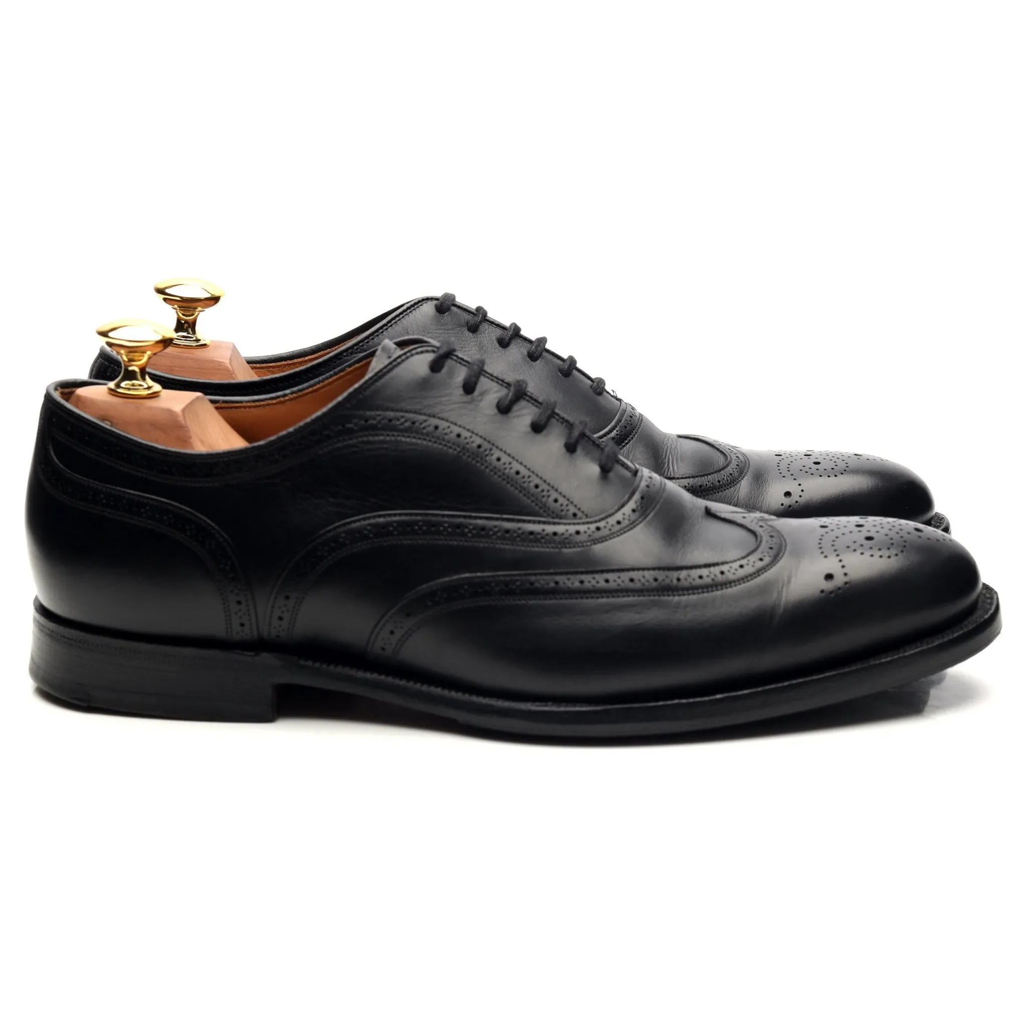 'Gunthorpe' Black Leather Oxford UK 6.5 G