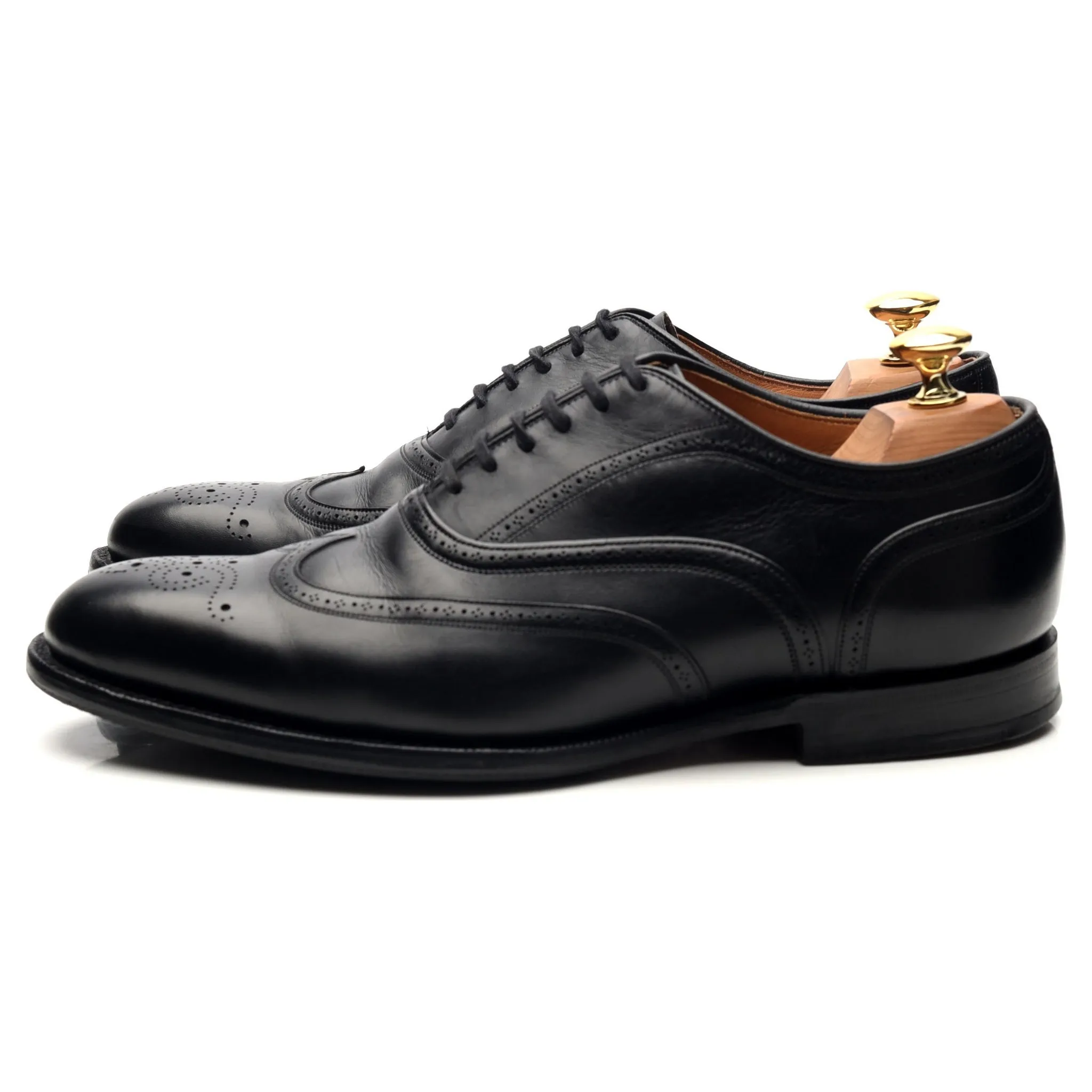 'Gunthorpe' Black Leather Oxford UK 6.5 G