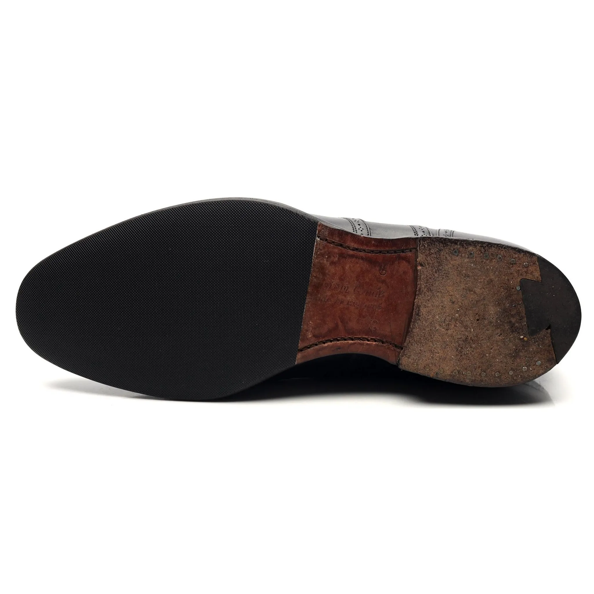 'Gunthorpe' Black Leather Oxford UK 6.5 G