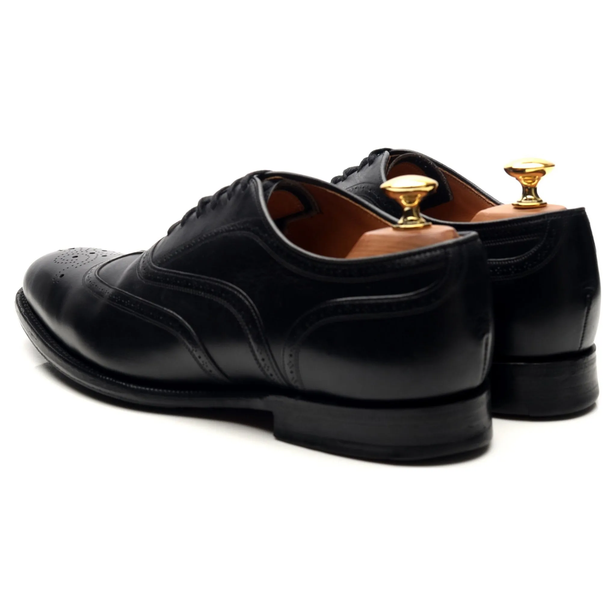 'Gunthorpe' Black Leather Oxford UK 6.5 G