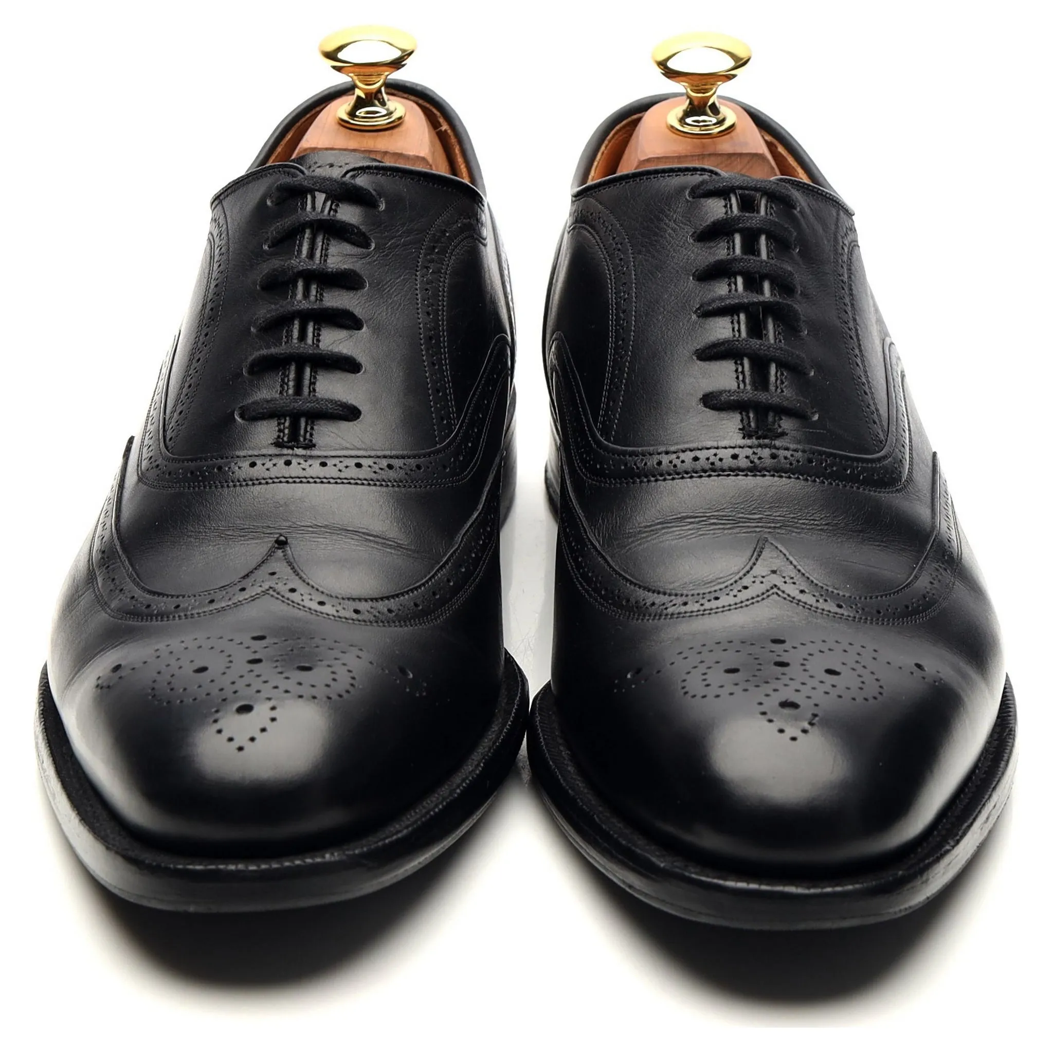 'Gunthorpe' Black Leather Oxford UK 6.5 G