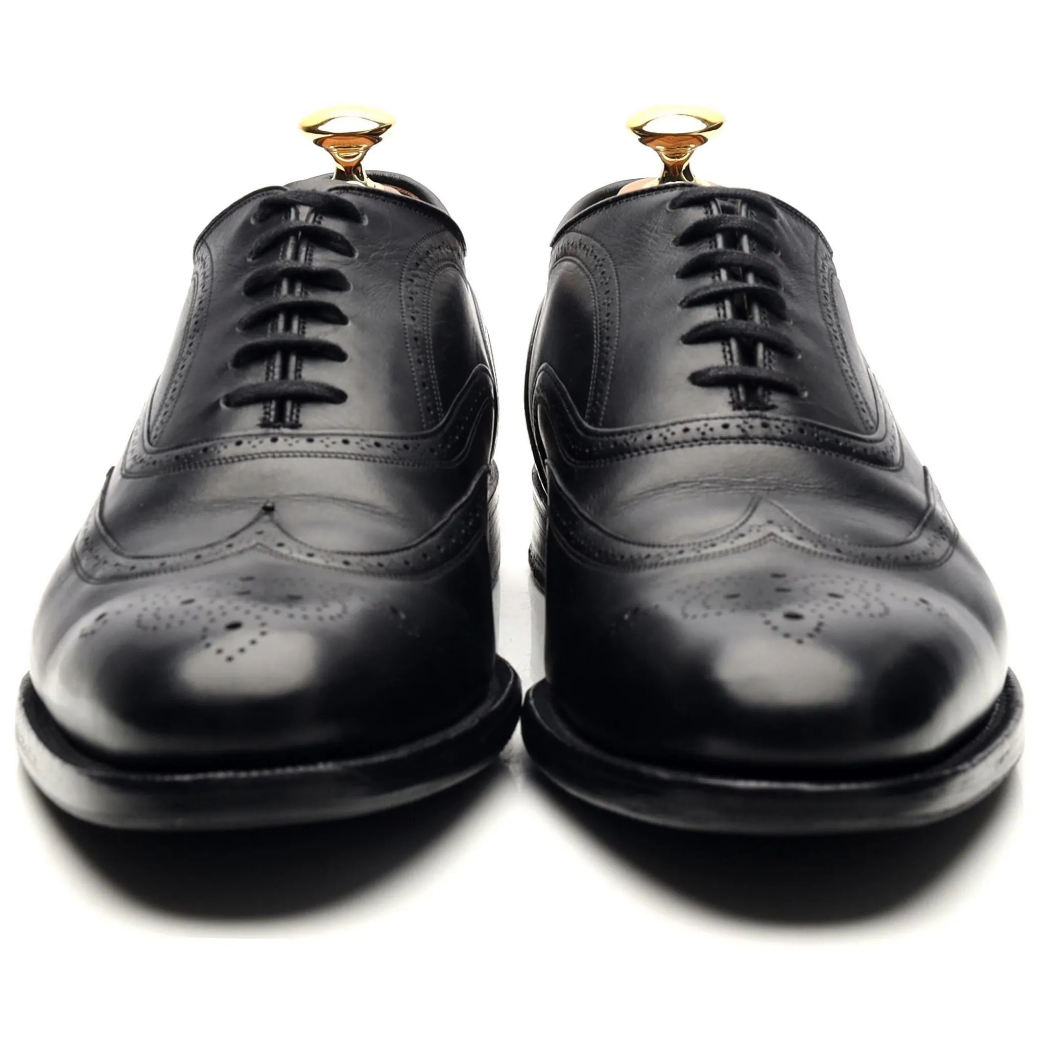 'Gunthorpe' Black Leather Oxford UK 6.5 G