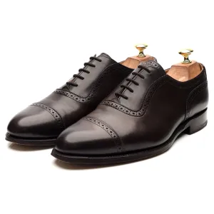 'Hamilton' Dark Brown Leather Oxford UK 8.5