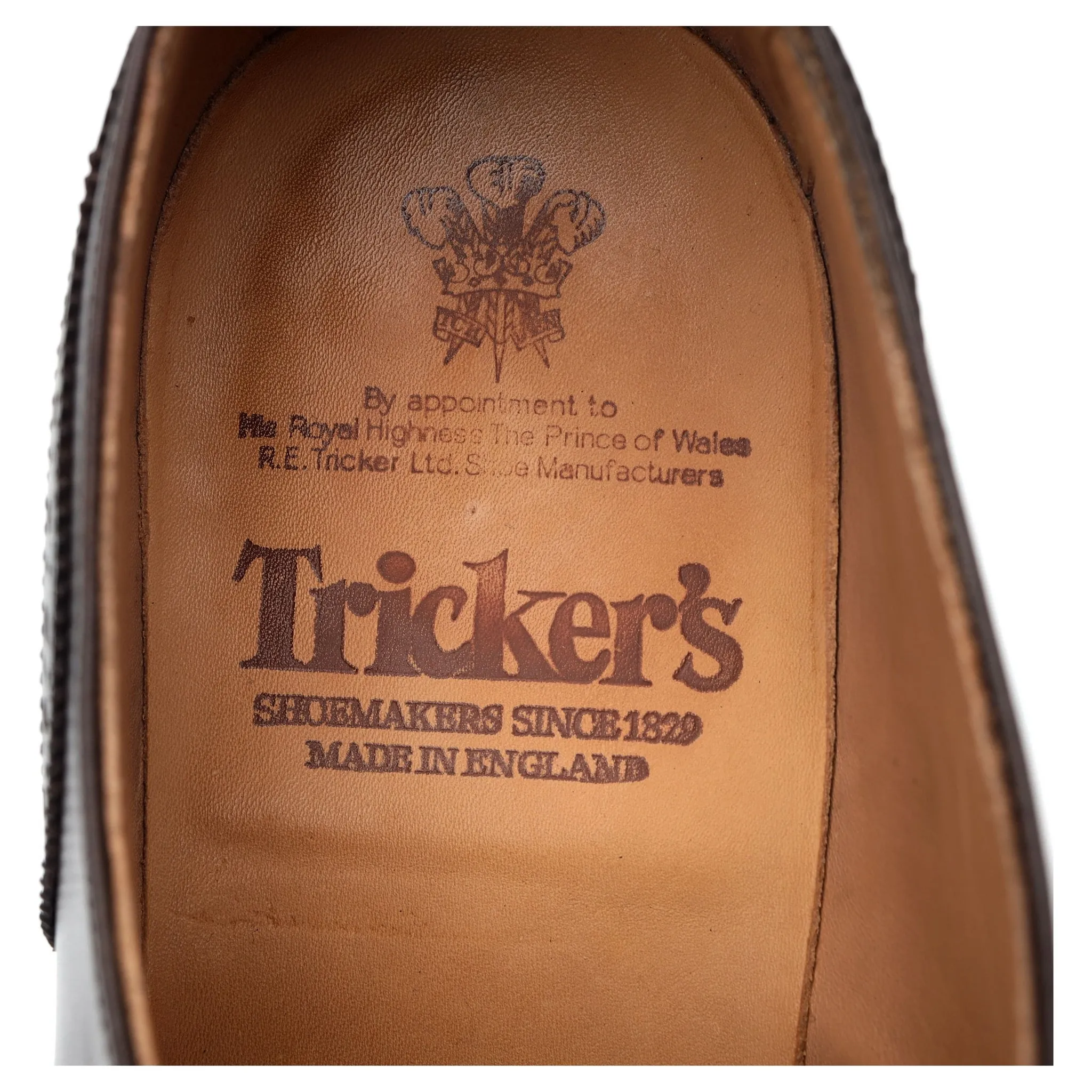'Hamilton' Dark Brown Leather Oxford UK 8.5