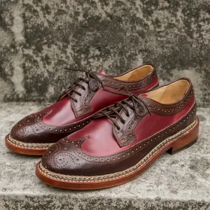 Handmade Genuine Calf Leather Oxford Shoes