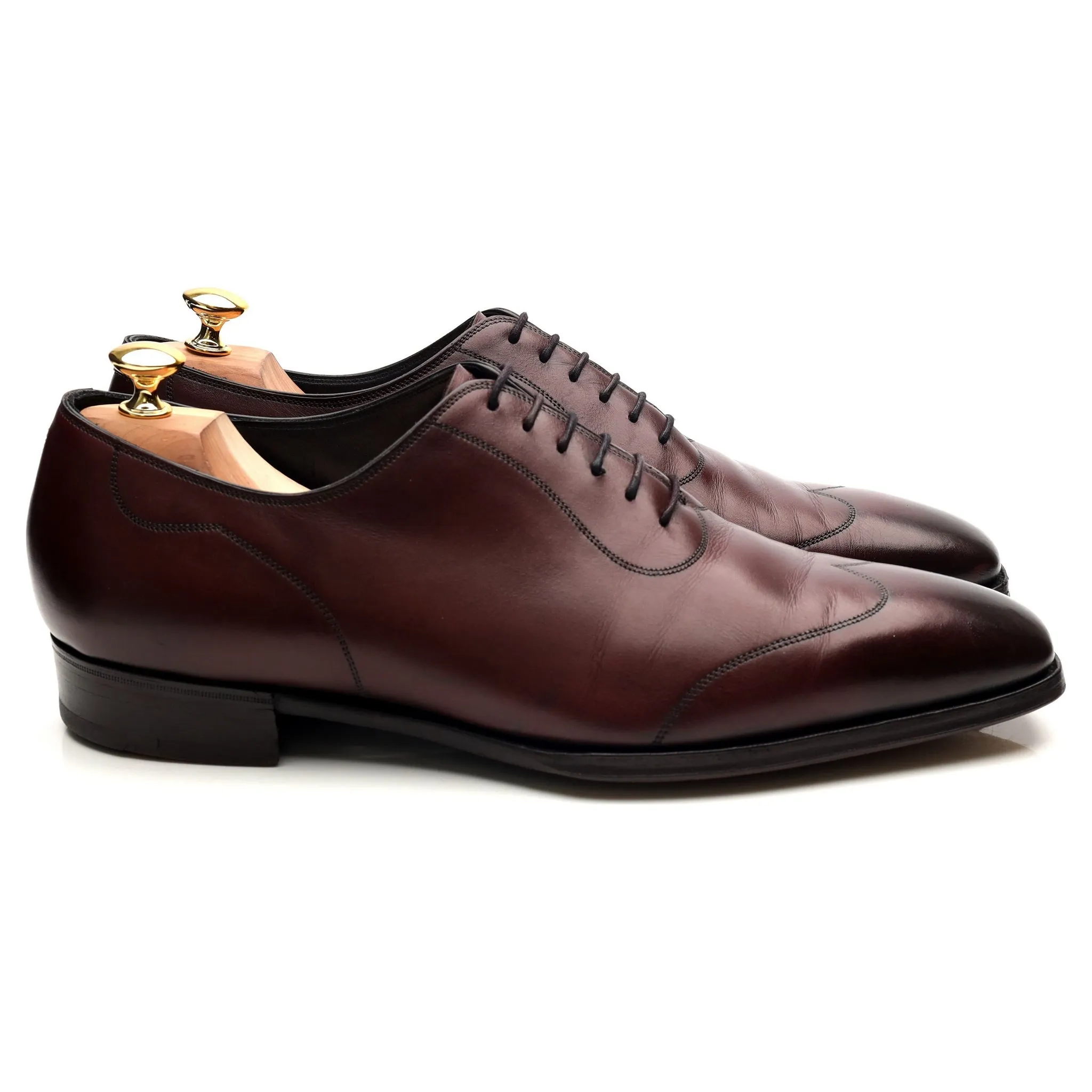 'Hanly' Burgundy Leather Oxford UK 11 F