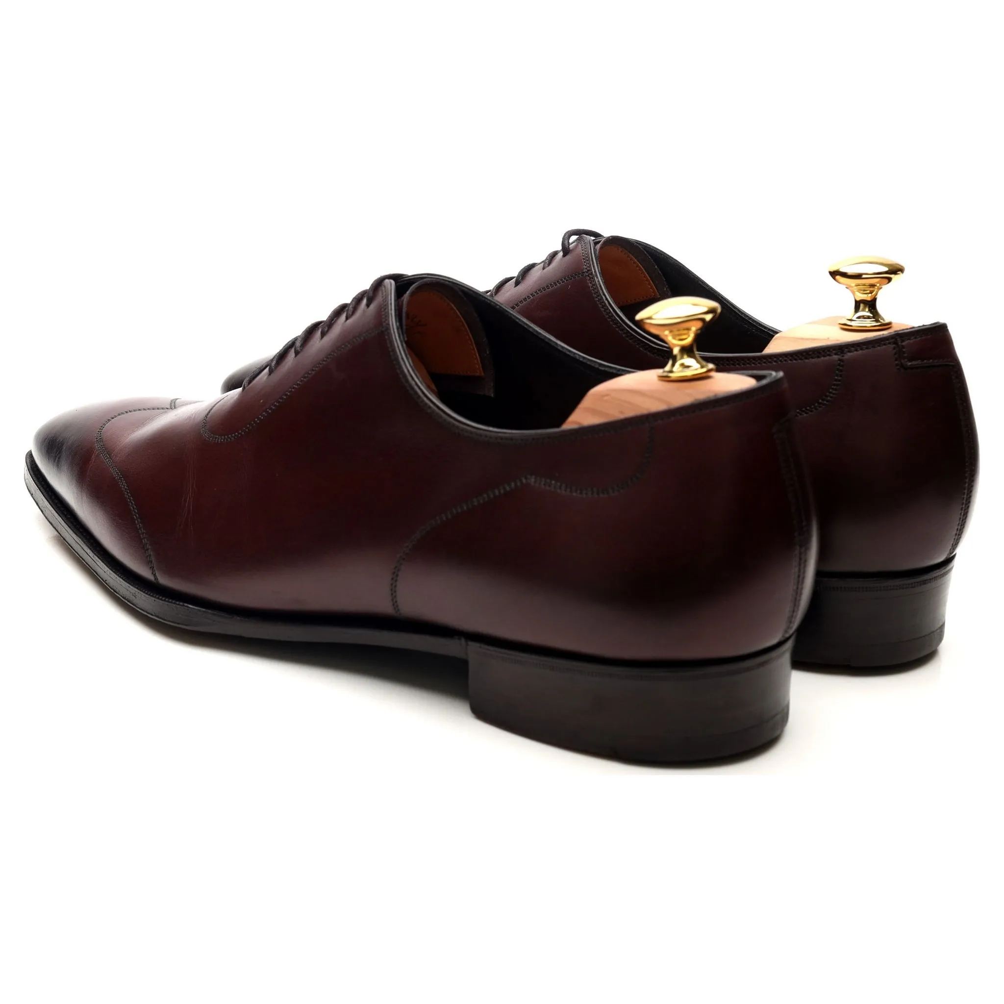 'Hanly' Burgundy Leather Oxford UK 11 F