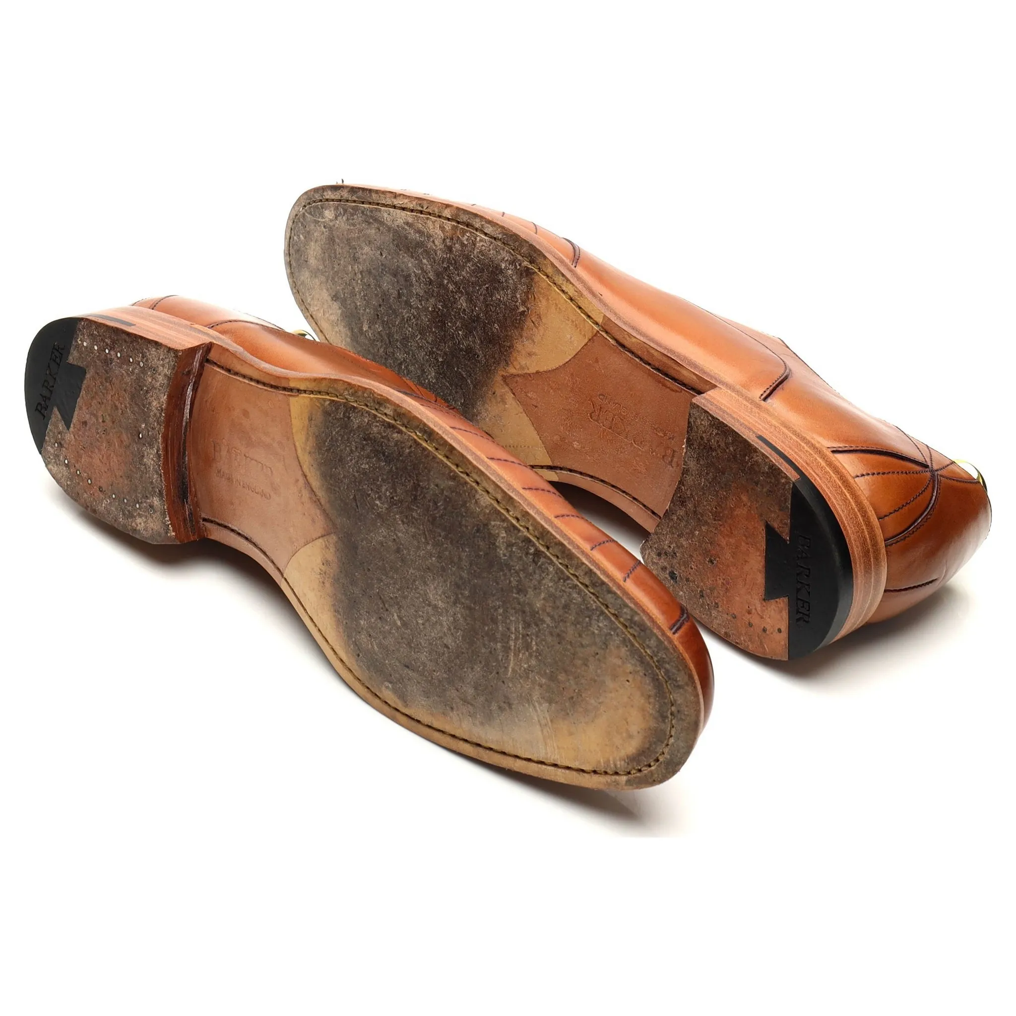 'Hector' Tan Brown Leather Oxford UK 7.5 F