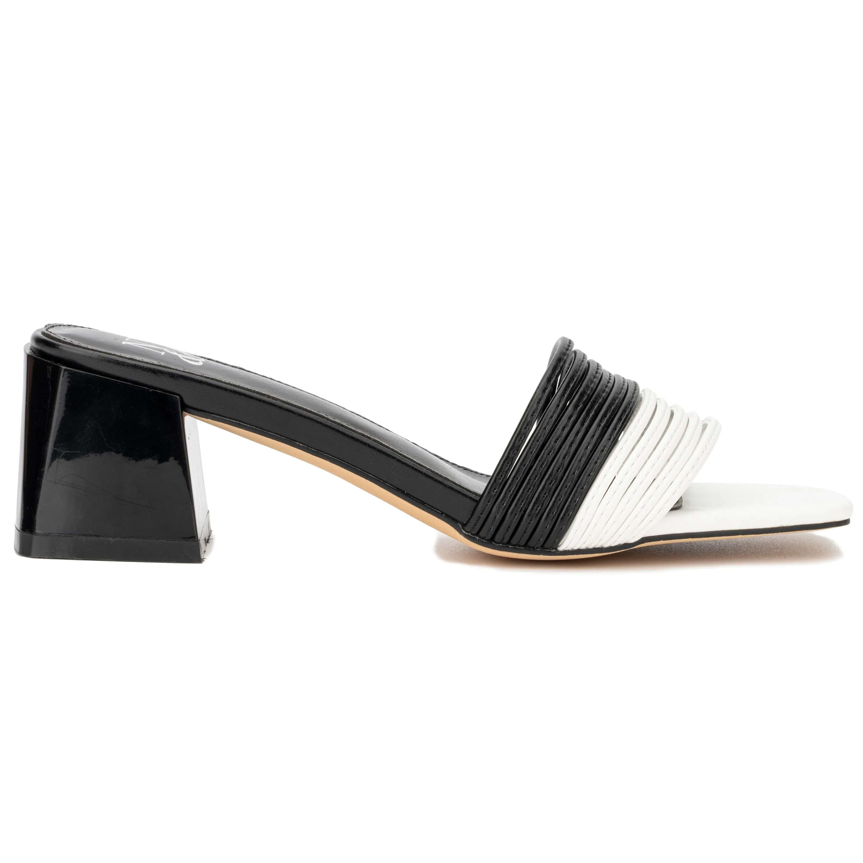 Hera Dual Tone Slip On Heels
