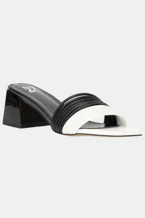 Hera Dual Tone Slip On Heels