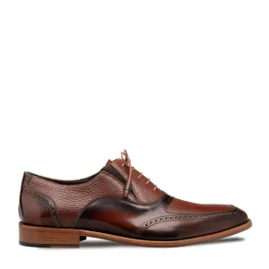 Hi-Shine/Textured Calf Oxford