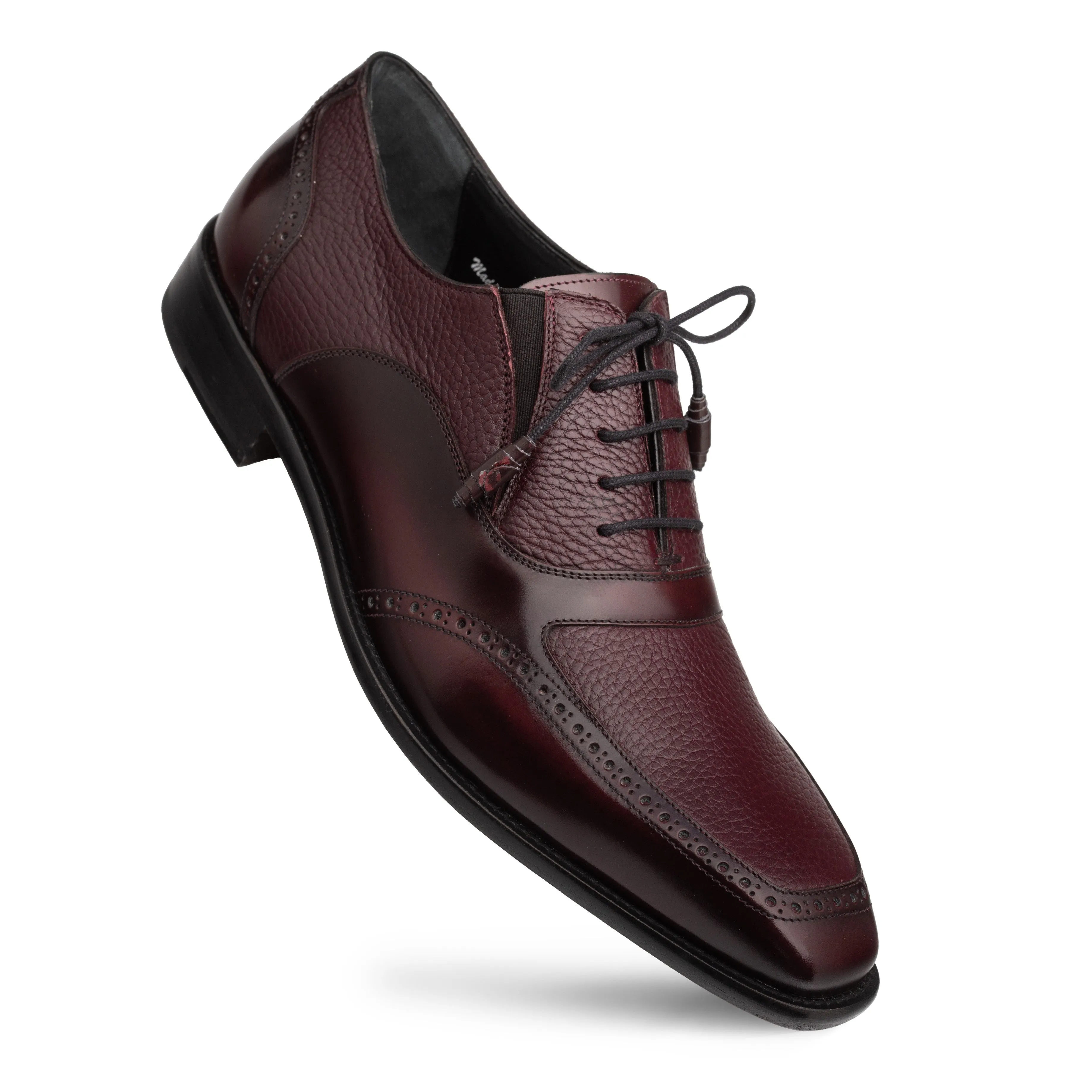 Hi-Shine/Textured Calf Oxford