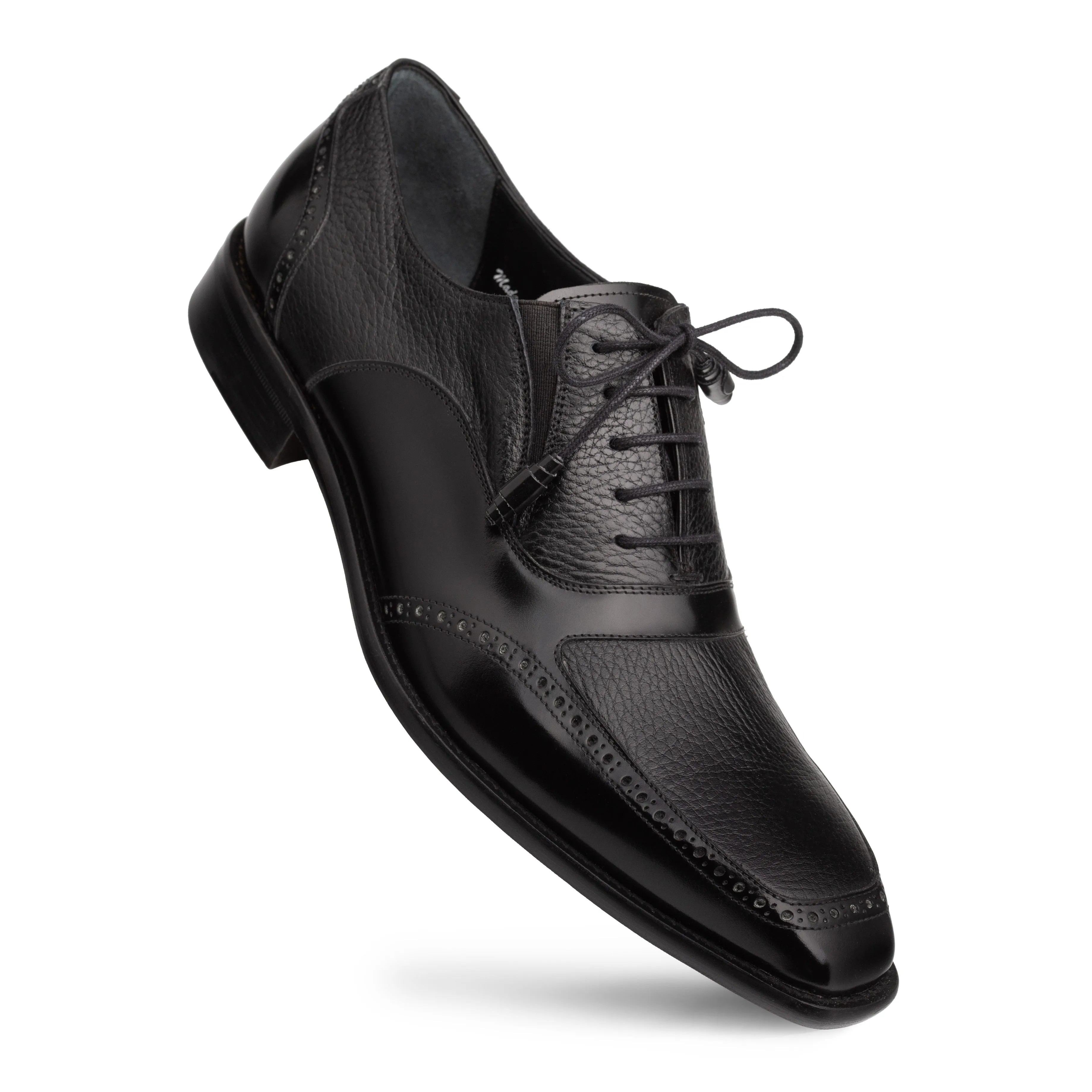 Hi-Shine/Textured Calf Oxford