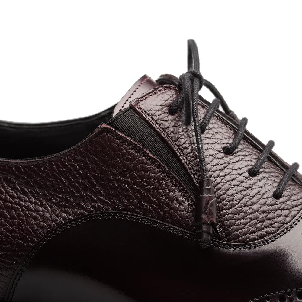 Hi-Shine/Textured Calf Oxford