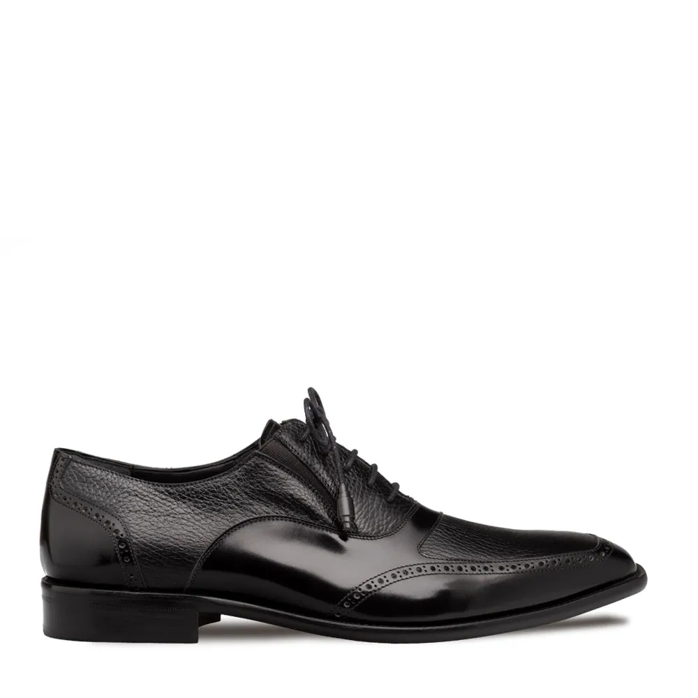 Hi-Shine/Textured Calf Oxford