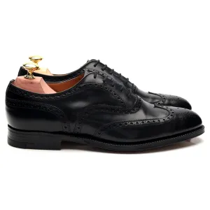 'Hickstead' Black Leather Oxford Brogue UK 7 F