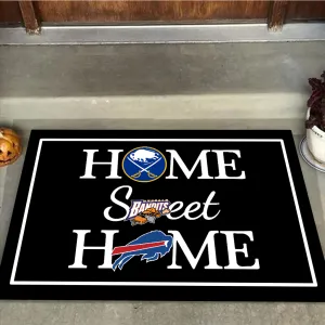 Home Sweet Home - Buffalo B, SB, BD - Anti Slip Indoor Doormat