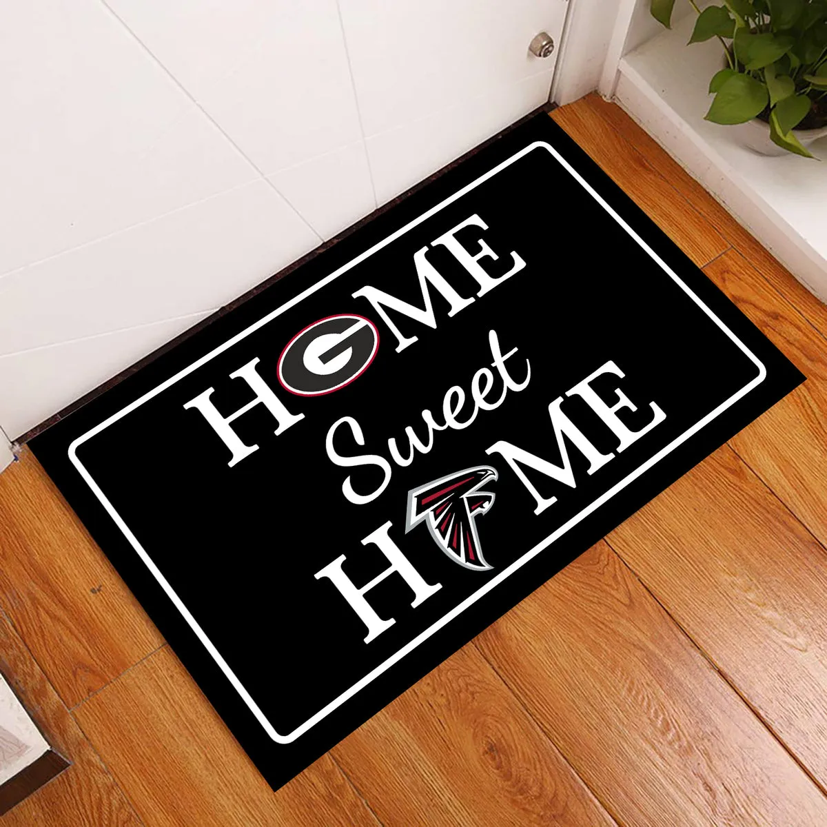 Home Sweet Home - Customized Doormat For Bruce R Lewis Jr - Anti Slip Indoor Doormat