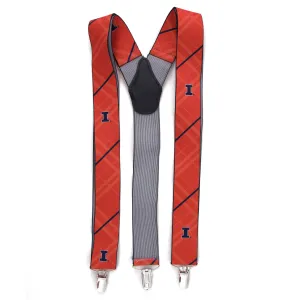 Illinois Fighting Illini Suspender Oxford