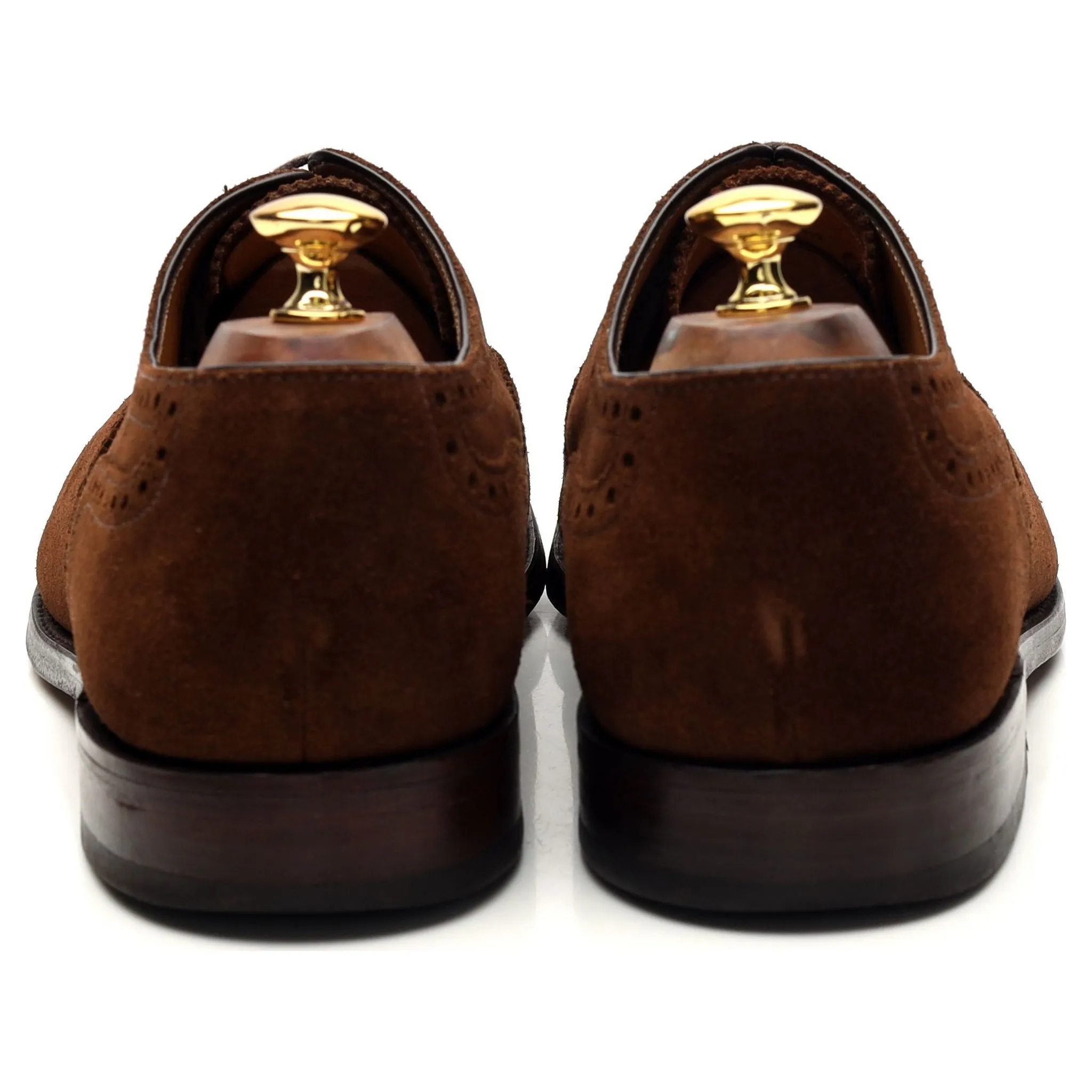 'James' Brown Suede Oxford Brogues UK 10.5 G