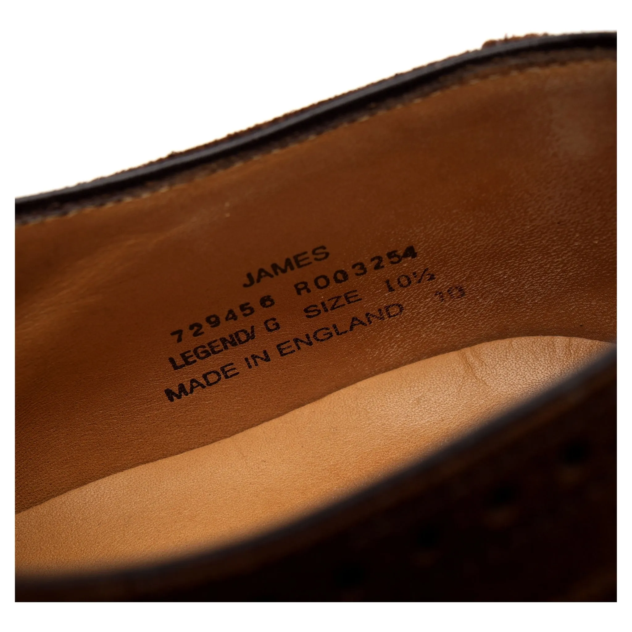 'James' Brown Suede Oxford Brogues UK 10.5 G
