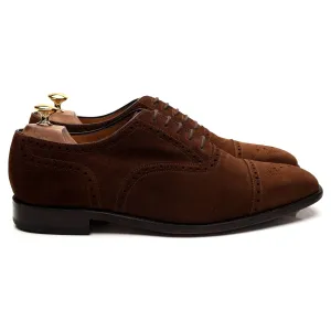 'James' Brown Suede Oxford Brogues UK 10.5 G