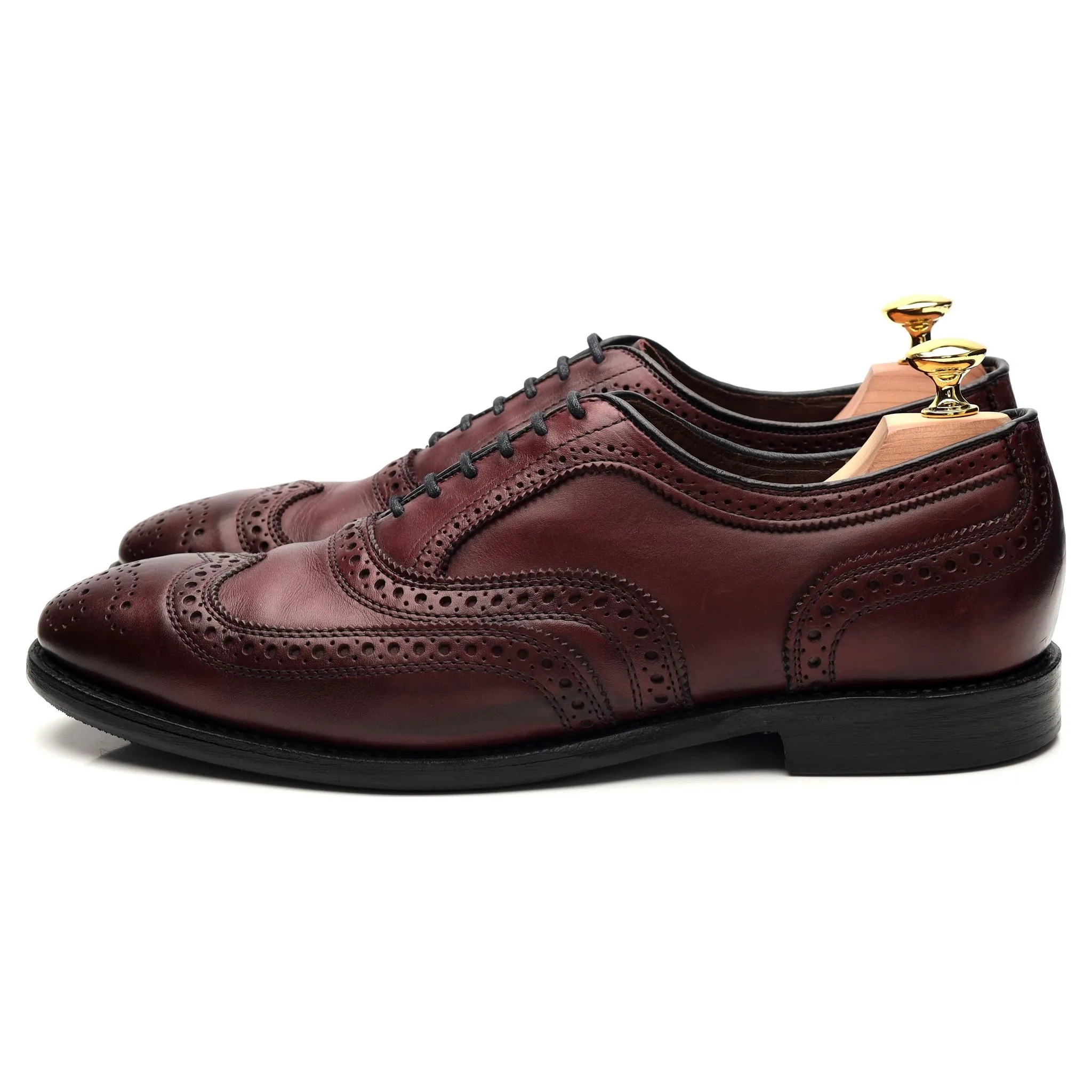 'Jefferson 2.0' Burgundy Leather Oxford Brogue UK 8 US 9 E