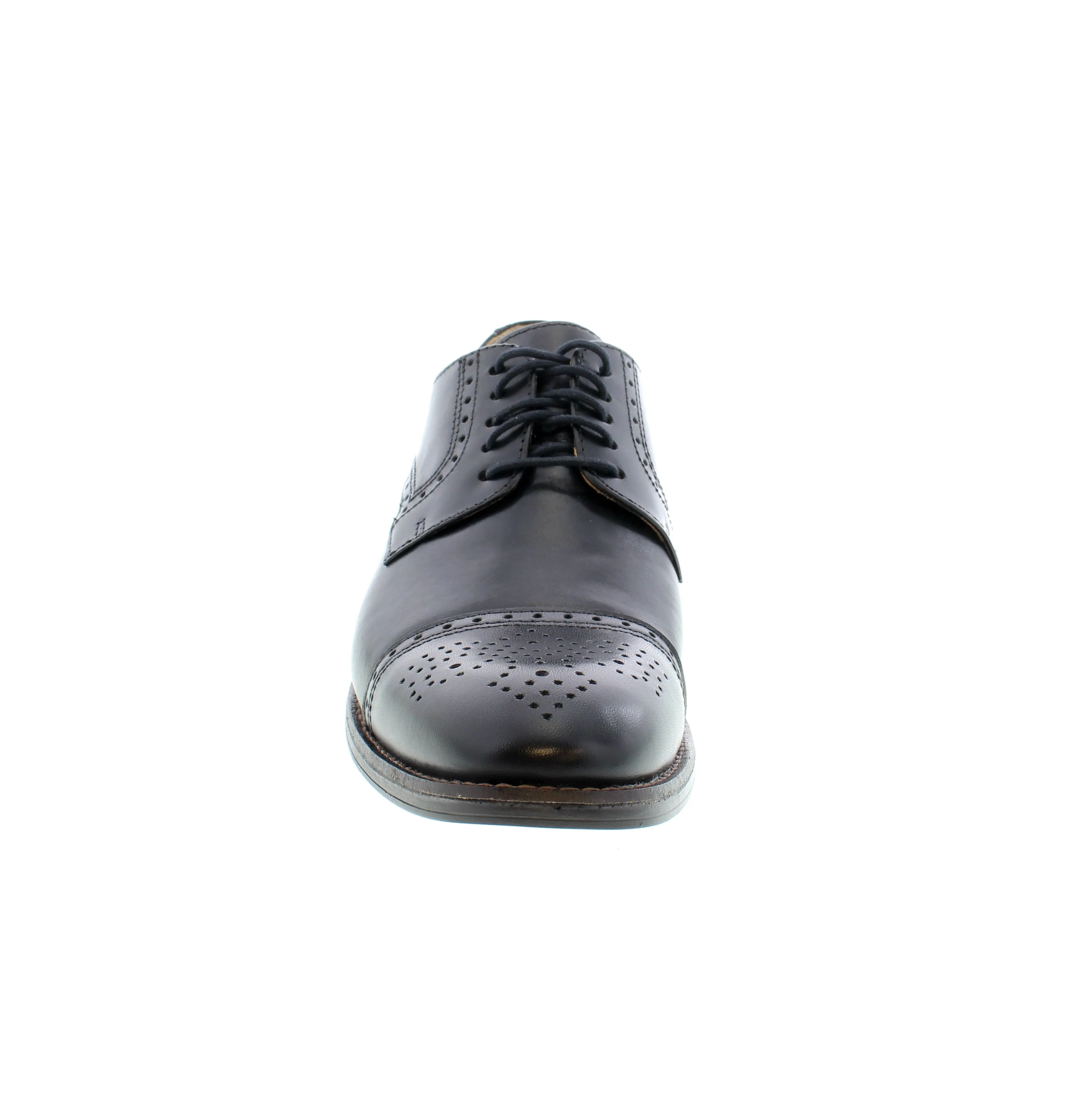 Johnston & Murphy Lewis Cap Toe - Black