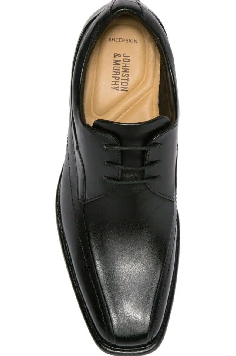 JOHNSTON & MURPHY MEN'S TILDEN OXFORD  20-0531 BLACK