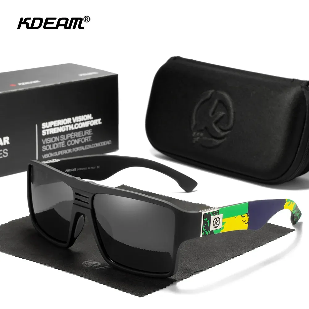 KDEAM VisionX Square - Men’s Polarized UV400 Defender