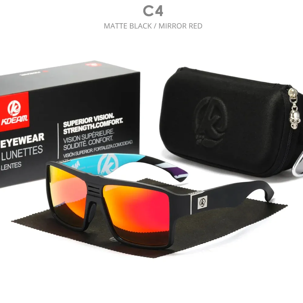 KDEAM VisionX Square - Men’s Polarized UV400 Defender