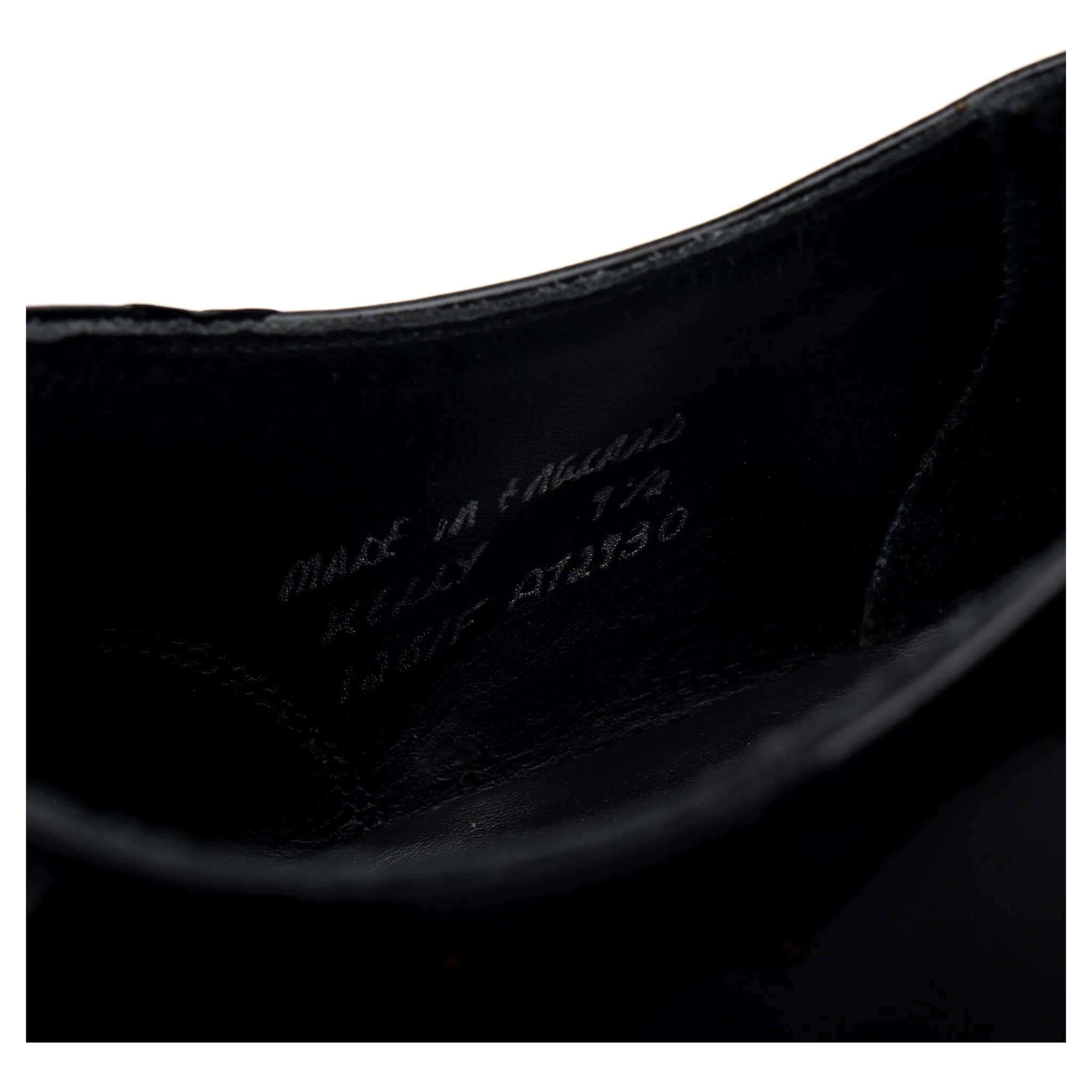 'Kelly' Black Patent Leather Oxford UK 9.5 F