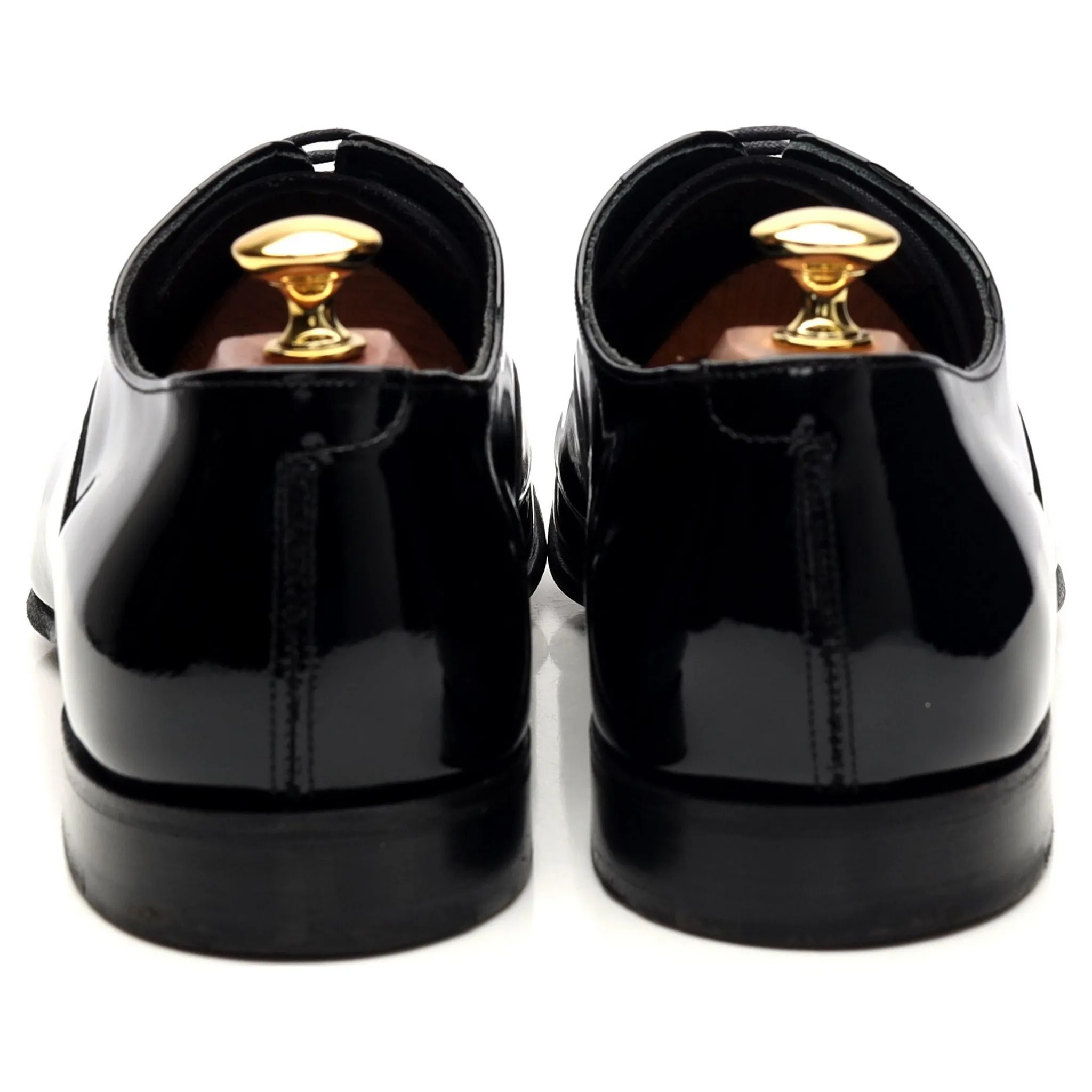 'Kelly' Black Patent Leather Oxford UK 9.5 F