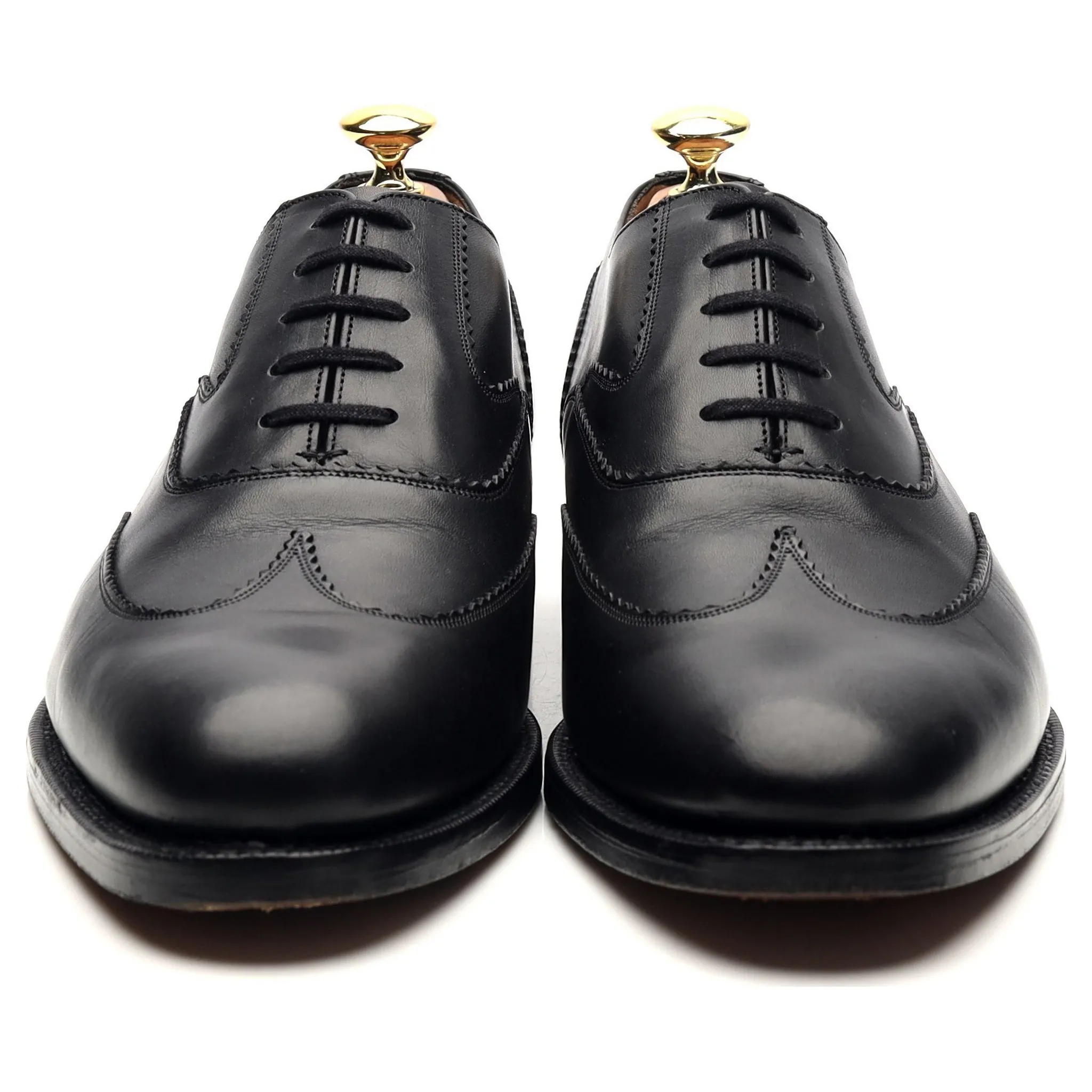 'Kenford' Black Leather Oxford UK 8 G