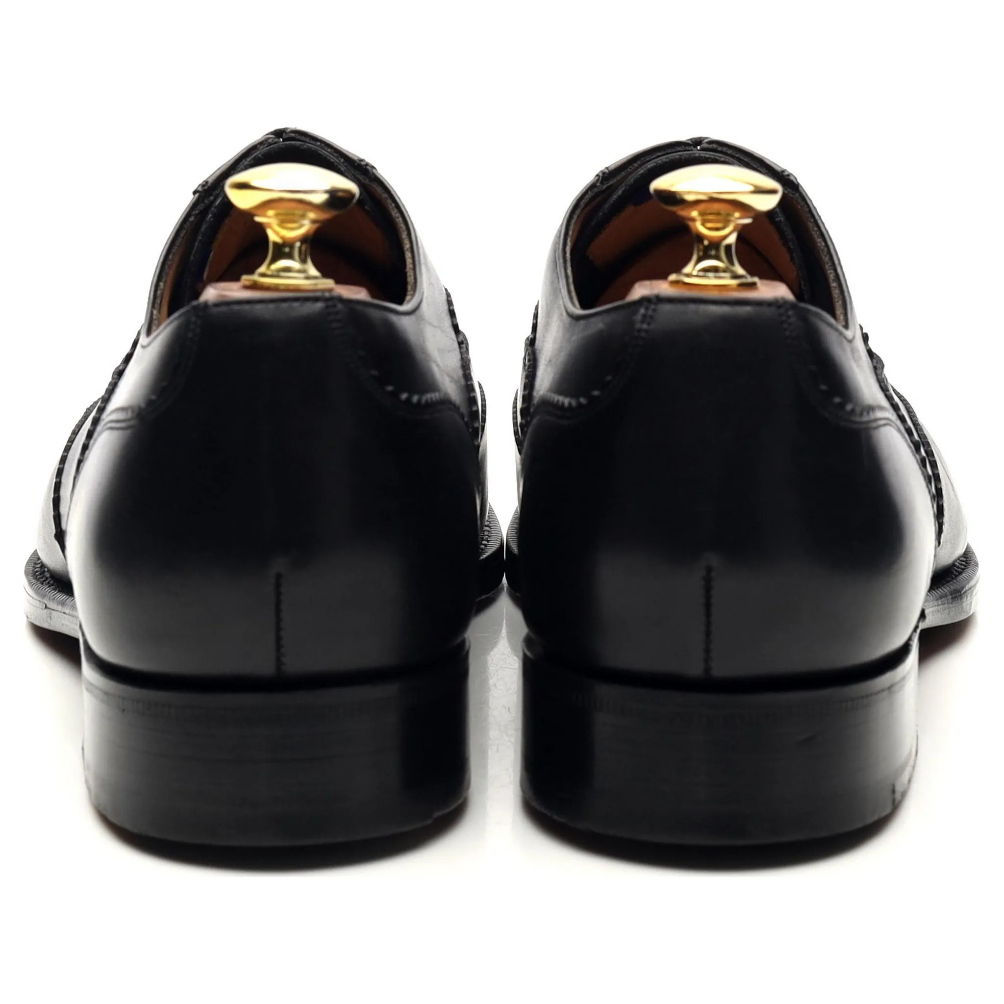 'Kenford' Black Leather Oxford UK 8 G