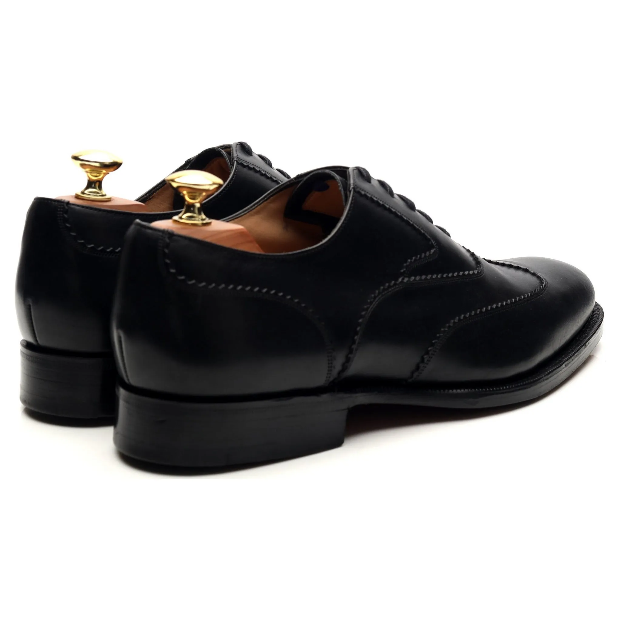 'Kenford' Black Leather Oxford UK 8 G