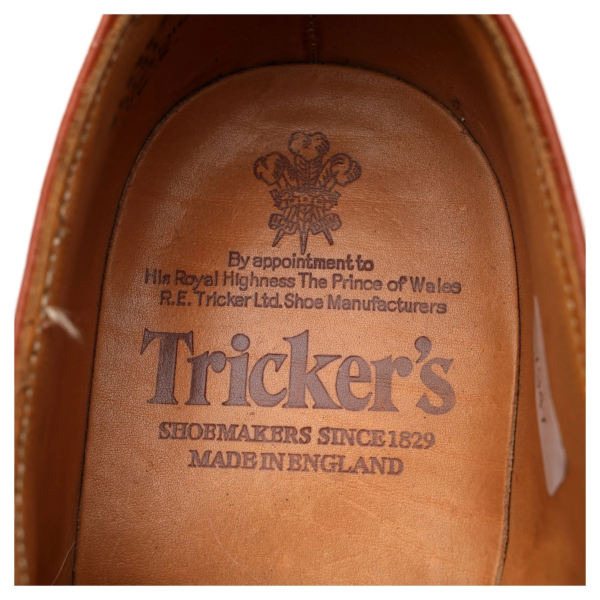 'Keswick' Tan Brown Leather Derby Brogue UK 6