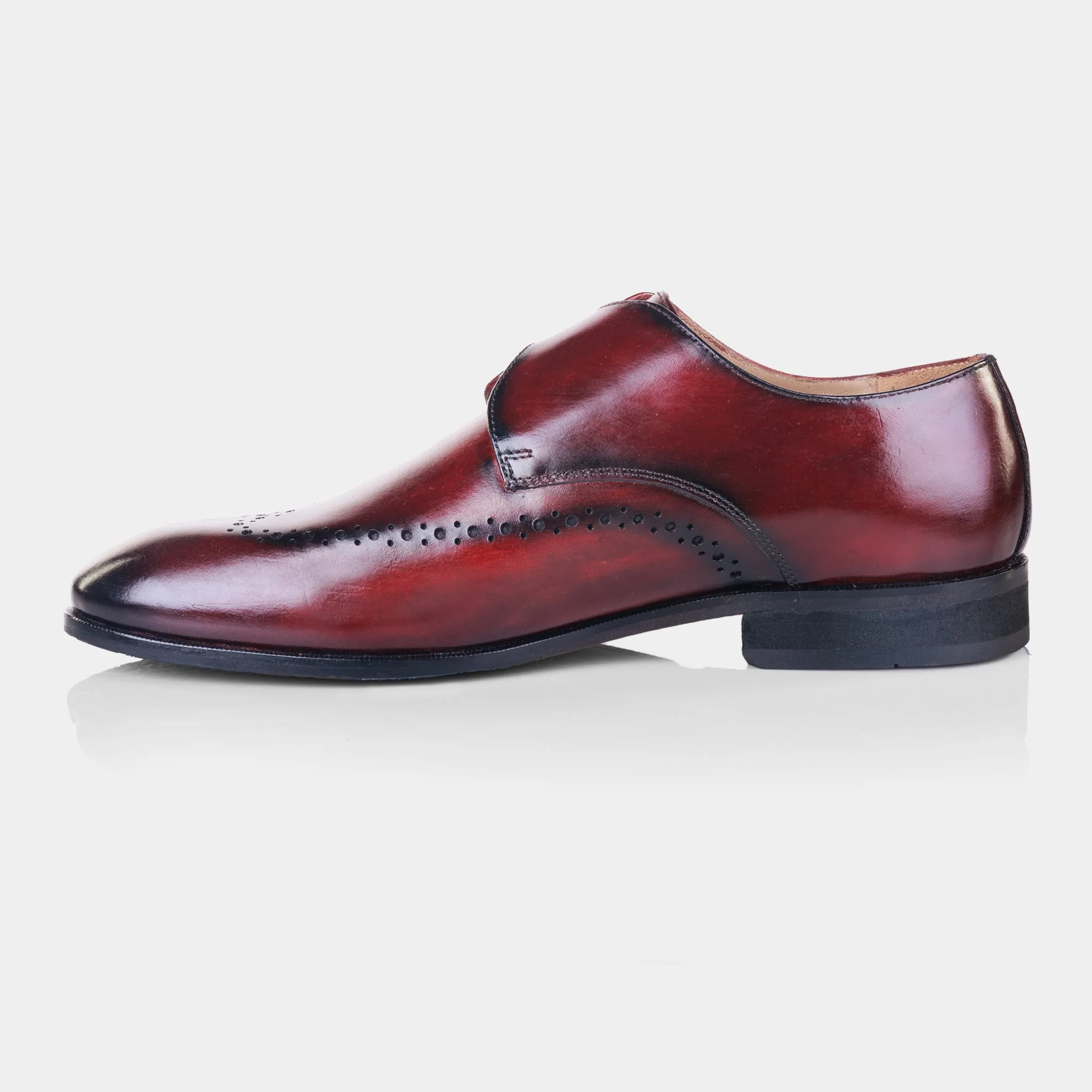 Klark Single Monk (Oxblood)