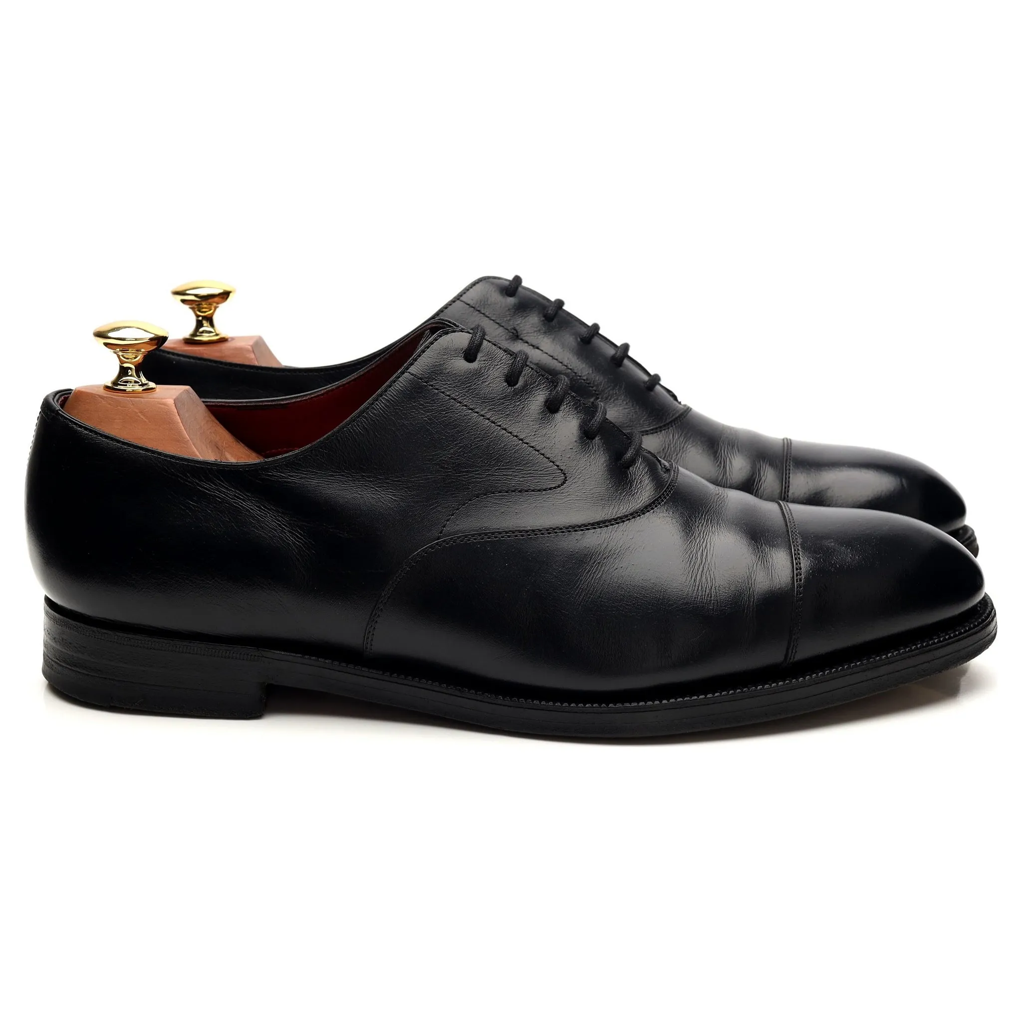 Kurt Geiger 'Chelsea' Navy Blue Leather Oxford UK 9 F