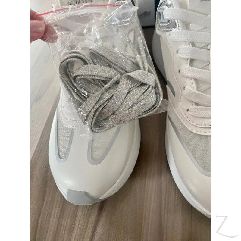Ladies Athletic Sneakers | Lace Up | "Shaka"