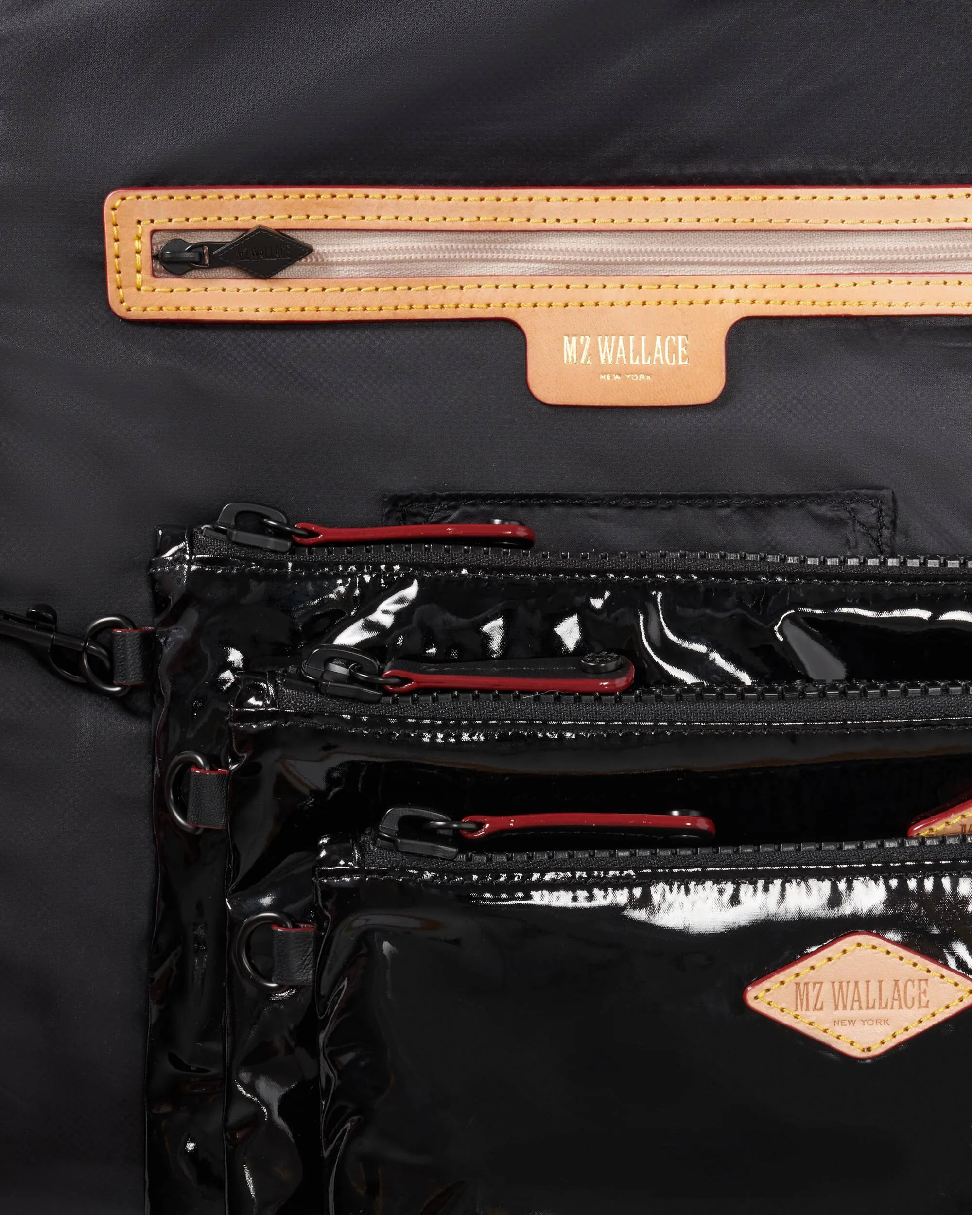 Large Metro Tote Deluxe | Black Lacquer