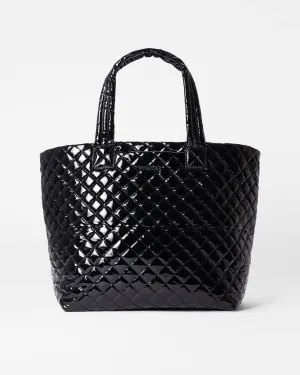Large Metro Tote Deluxe | Black Lacquer