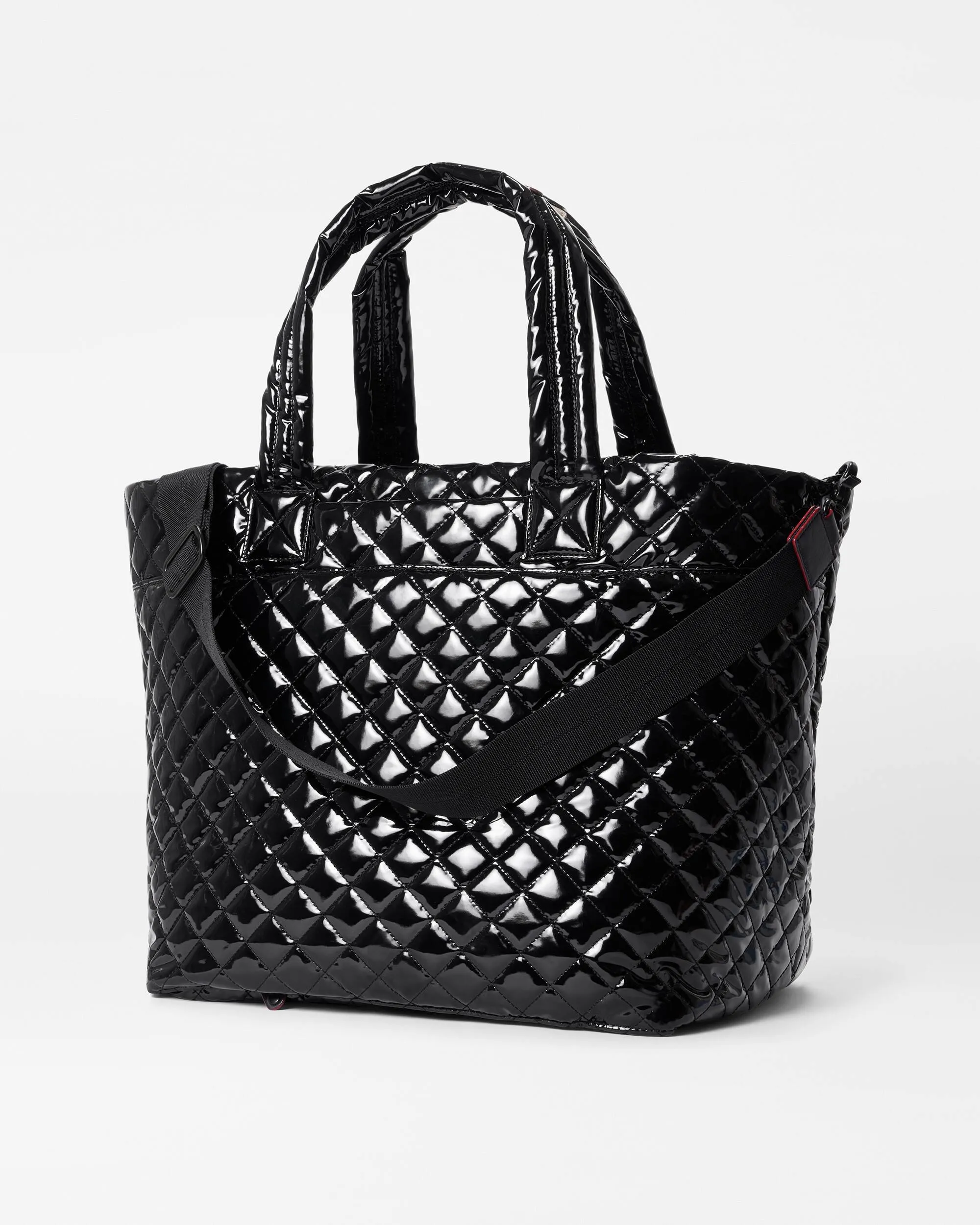 Large Metro Tote Deluxe | Black Lacquer