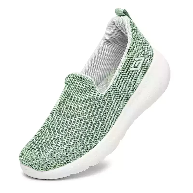 🔥Last Day 49% OFF - Women Light weight Soft-soled Flyknit Walking Shoes