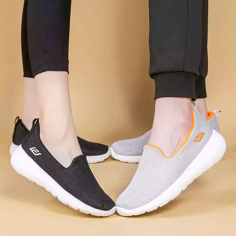 🔥Last Day 49% OFF - Women Light weight Soft-soled Flyknit Walking Shoes