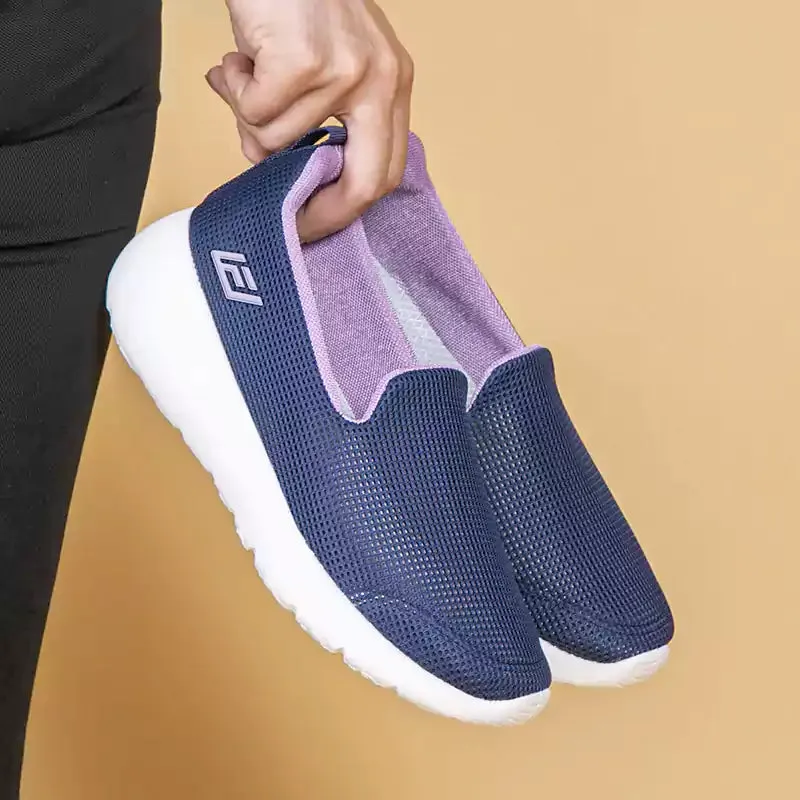 🔥Last Day 49% OFF - Women Light weight Soft-soled Flyknit Walking Shoes